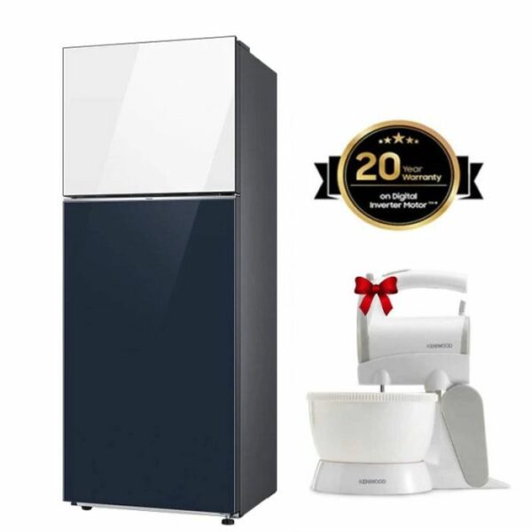 Réfrigérateur Samsung RT42 – 415 L – RT42CB66448AEL - Blanc & blue
