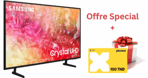 Smart TV Samsung 65" DU7000 4k Crystal UHD + 100 TD Pluxee